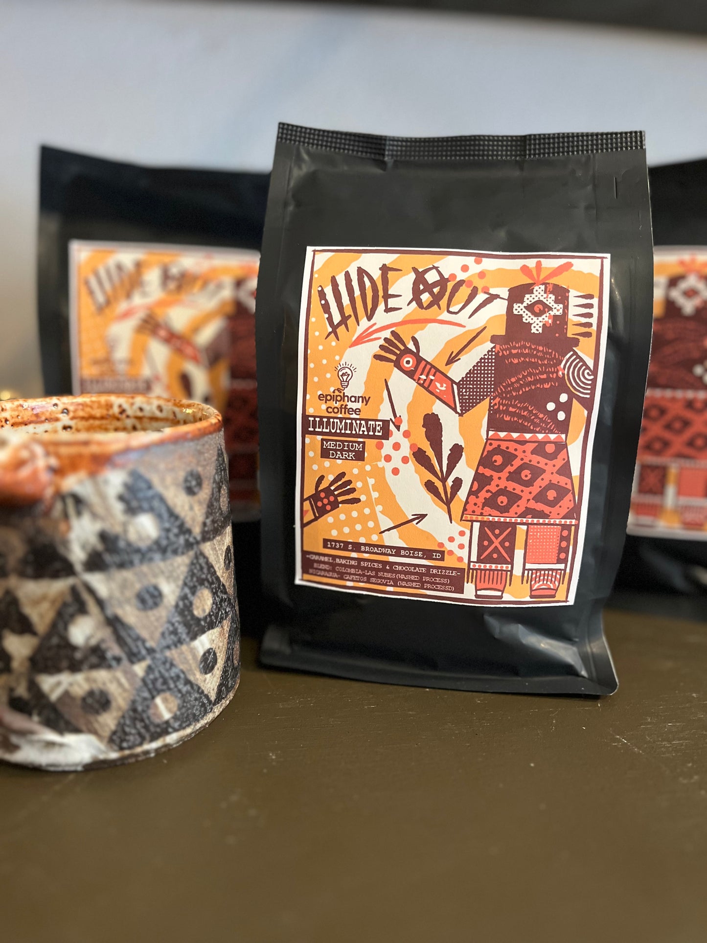 LIMITED EDITION run by Sid Enck of Seawolf Pottery 12 oz. Whole Bean or Ground