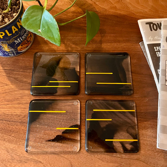 MCM Glass Coasters- Smokies
