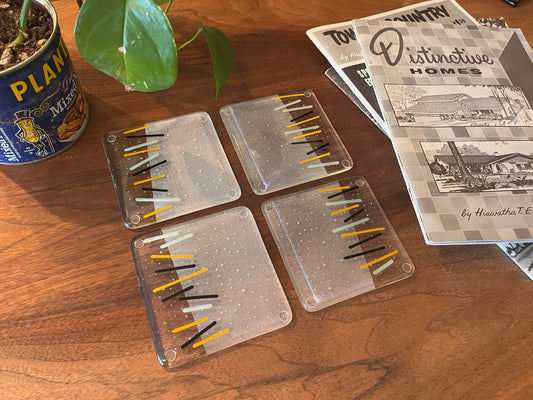 MCM Glass Coasters